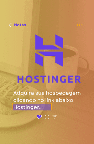 A Hostinger é a empresa que oferece os alicerces para sua presença online. A hospedagem é como o terreno onde você constrói seu site, enquanto o domínio (seunome.com.br) é o endereço que as pessoas usam para te encontrar. A Hostinger fornece ambos, tornando o processo de colocar um site no ar simples e acessível.