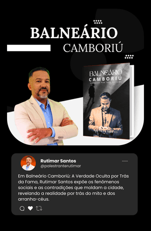 No livro Balneário Camboriú, o autor Rutimar Santos faz uma análise profunda sobre o fenômeno social e a história da cidade que se tornou um ícone brasileiro.