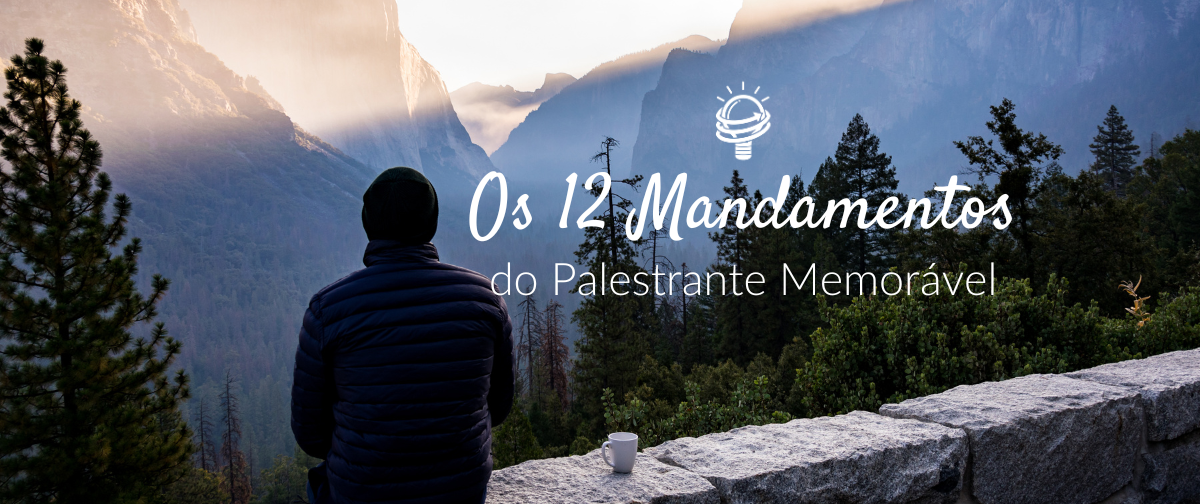 Os 12 Mandamentos de um Palestrante Memorável Você já assistiu a uma palestra que mexeu com você, fez seu peito vibrar, seu pensamento girar e seu espírito sair transformado? Essa é a marca de um palestrante memorável — alguém que vai além de falar: ele deixa uma impressão duradoura.