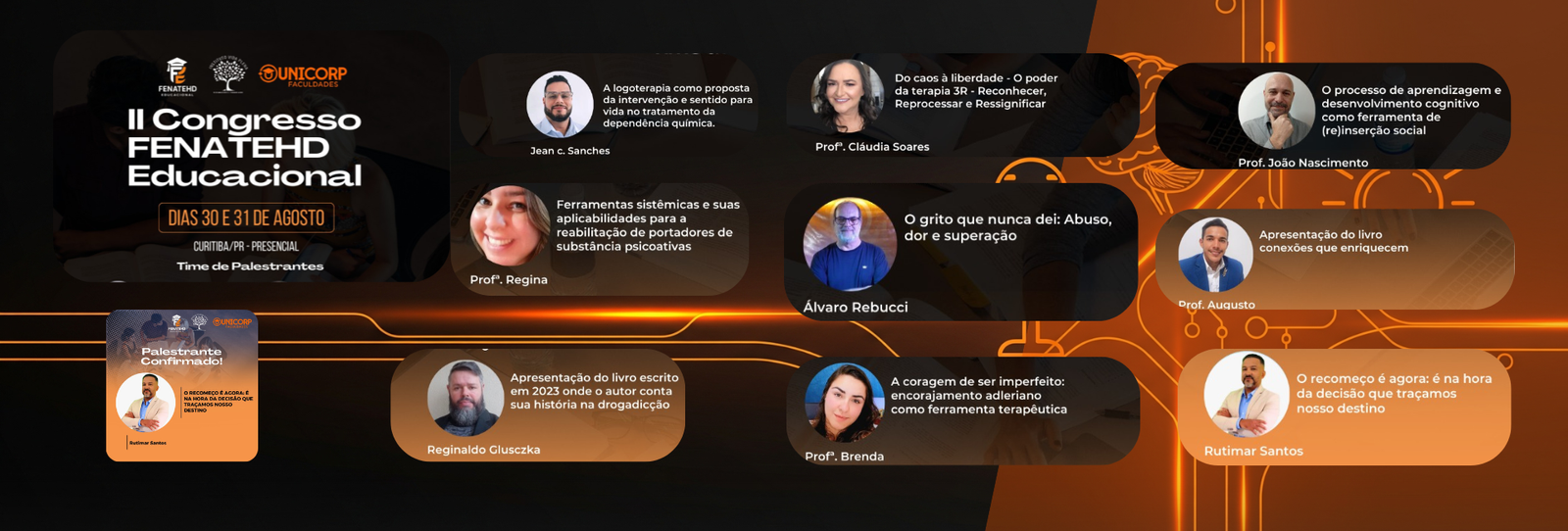 II Congresso FENATEHD Educacional: Um Mergulho no Desenvolvimento Humano e Terapias Inovadoras
✨ Prepare-se para uma imersão profunda no universo do desenvolvimento humano e das práticas terapêuticas! ✨Nos dias 30 e 31 de Agosto, Curitiba (PR) será palco do II Congresso FENATEHD Educacional, um evento PRESENCIAL imperdível para profissionais, estudantes e todos aqueles que se interessam por novas abordagens e ferramentas para o bem-estar e a transformação pessoal.